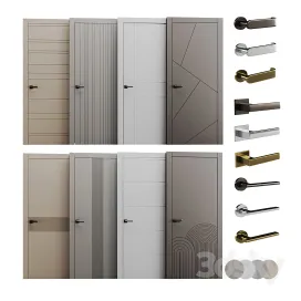 Set of Interior Doors LINEA